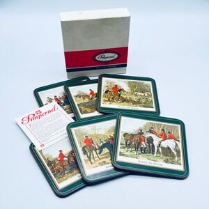 Vintage Pimpernel Fox Hunting Coasters in Original Box